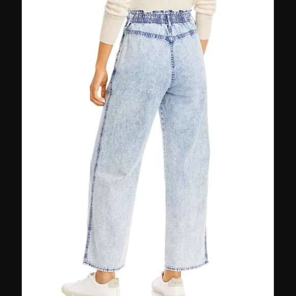 Mother The Ruffle Greaser Ankle Jeans in Threading The Needle Size 29 - Picture 2 of 5